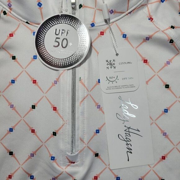 Lady Hagen Golf Pullover 1/4 Zip Long Sleeve Shirt Womens Size XS UPF 50 NEW - Picture 7 of 16